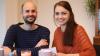 Kristin Langmann und Sebastian Götz haben als Brautpaar von ihrer evangelischen Kirchengemeinde Post zum Valentinstag bekommen.