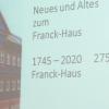 Dr. Leonhard Scherg bot zum 275. Jubiläum der Erbauung des Franck-Hauses Vertrautes und Neues.