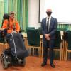 Eberhard Helm (links), der Initiator der Ostheimer Gesundheitswoche, konnte zu einem Vortragsabend (ab Zweiter von links) Thorsten Heim, Prof. Dr. Martin Siepmann und Bürgermeister Steffen Malzer begrüßen.