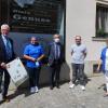 Am Mittwoch öffnet in der Haßfurter Brückenstraße das marokkanische Restaurant "Diafa Genuss" seine Türen. Es freuen sich über die Neueröffnung (von links): Bürgermeister Günther Werner, Inhaberin Hanane Schober, AHA-Vertreter Hachem Farmand, Ehemann Michael Schober sowie die Vermieter Rosi und Rudi Eck.