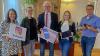 Im Bild zu sehen sind (von links) Stefanie Schleicher (Kulturamt), Silke Brochloß-Gerner (Leiterin Kulturamt), Bürgermeister Günther Werner, Annabell Sahlender (Pressesprecherin und

Öffentlichkeitsarbeit) und Stephan Schneider (Geschäftsleiter Stadt Haßfurt).