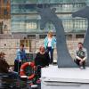 Ein Gastspiel zur Wiedereröffnung (von links): Kunstvereins-Vorsitzende Eira Starke, Kathrin Feser, Kerstin Römhild, Kristin Finsterbusch und Matthias Braun.