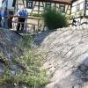 Im jetzigen Zustand ist die Steinrinne in der Bleichstraße recht unansehnlich. Der Bauausschuss des Stadtrats diskutierte am Montagabend über Lösungsmöglichkeiten. Im jetzigen Zustand ist die Steinrinne in der Bleichstraße recht unansehnlich. Der Bauausschuss des Stadtrats diskutierte am Montagabend über Lösungsmöglichkeiten.