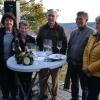 Im Bild (von links) Georg Götz, Roswitha Beichler, Uta Sinner, Reinhold H. Möller, Eberhard Sinner, Heidi Wright und Rolf Richter.