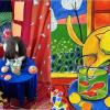 Das Foto von Fionn Röder, 6a, und Henri Matisse "Die Katze mit den roten Fischen" von 1914. Das Foto von Fionn Röder, 6a, und Henri Matisse "Die Katze mit den roten Fischen" von 1914.