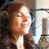 Magdalena Domagala beim Einsingen in den Westend-Music-Studios Buchbrunn.