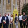Der Kirchenvorstand von St. Johannis freut sich über die Förderung zur Sanierung der Türme (von links): Dr. Robert Pick (Landesamt für Denkmalpflege), MdL Volkmar Halbleib, Gerhard Spenkuch, Antonia Gütling, Silvia Walk (alle Stadt Würzburg), Pfarrer Jürgen Reichelt, Kirchenpfleger Eberhard Grötsch Barbara Bauner (Kirchengemeindeamt Würzburg).