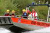 Fahrten mit Einsatzbooten wie in den letzten Jahren können aktuell nicht stattfinden. Die Retter, wie hier die der Wasserwacht Haßfurt, können auch keine Übungen durchführen.