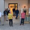 Ihren letzten Einsatz bei einer Stadtratssitzung hatten (vorne von links) Ludwig Perleth, Eva Kalla, Stefan Hippeli und Jürgen Schäfer sowie (dahinter) Fred Goldbach und Michael Horsch und (oben) Jürgen Scharfenberger und Jürgen Spiegel, dazwischen Bürgermeisterin Agathe Heuser-Panten.