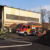 In der offenen Halle im Hintergrund brach der Brand aus. In der offenen Halle im Hintergrund brach der Brand aus.