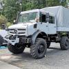 In Wildflecken bereitete der Aufbau-Spezialist AS Söder die Unimog auf die Rekordfahrt vor. In Wildflecken bereitete der Aufbau-Spezialist AS Söder die Unimog auf die Rekordfahrt vor.