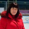 Eistanztrainerin Dagmar Buchholz-Köhler auf dem Eis.