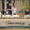 Politischer Aschermittwoch in Langenprozelten mit (von links) Susanne Herrbach, Werner Herrbach, Thomas Schiebel, Anna Stolz, Hiltrud Zadra, Christopf Vogel, Wolfgang Heß und Jaqueline Heß.
