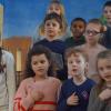 Probe zum Kinder-Musicals "Die Hochzeit zu Kana" in der evangelischen Auferstehungskirche in Schweinfurt, Aufführung ist am Sonntg im Familiengottesdienst (11 Uhr) mit anschließendem Mittagessen.
