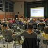 Bürgerinfo zum Projekt Baulandaktivierung in der Frankenlandhalle Böttigheim.