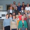 Die bei der Jahresabschlussfeier des ESV Gemünden anwesenden Geehrten stellten sich zum Gruppenfoto. Vorne (Zweite von rechts) Vorsitzende Ursula Hartmann, rechts Robert Hilpert, der für 60 Jahre Mitgliedschaft geehrt wurde.