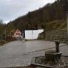 Der Dorfplatz in Paimar in seinem neuen Gewand.