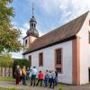 Leider nur wenige Interessenten nahmen an der Führung durch die ehemalige Pfarrkirche St. Michael teil. 