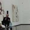 In der Kunsthalle begegneten sich (von links) Konzeptkünstler Ottmar Hörl und Maler Hartwig Ebersbach. Das Gespräch moderierte Karl-Heinz Körblein.