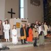 Kinder erzählten musikalisch von Weihnachten in der Pfarrkirche St. Josef bei einem modernen Krippenspiel.