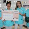 Eine besondere Verkaufsaktion zugunsten der Stiftung Deutsche Krebshilfe hatte sich das Team von Nadjas Beauty-Etagen in Gerolzhofen einfallen lassen. Über die 785 Euro, die im Spendenschwein gelandet sind, freuen sich (von links): Nadja Horn, Rita Maul, Jona Keller und Erika Schneider.