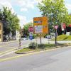 Die Verkehrsinsel am Alten Krankenhaus soll als Querungshilfe für Fußgänger wiederhergestellt werden.