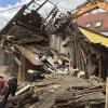 Das explodierte Haus in Himmelstadt wird abgerissen.