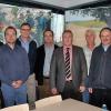 Bei der Jahresveranstaltung der "Initiative Grundwasserschutz durch Öko-Landbau" referierten (von links) Dr. Joachim Liebler, Werner Vogt-Kaute, Prof. Dr. Klaus-Peter Wilbois, Gustav Alvermann, Christian Guschker, Dr. Franz Schulz, Bernhard Schwab und Stefan Fella (Begrüßung).