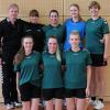 Mit diesem Kader bestreitet der VfL Kleinlangheim die Bundesliga-Saison: (hinten von links) Trainer Leon Wilhelm, Tina Scheidler, Anna Grafmans, Carmen Wilhelm, Indra Bock; (vorne von links) Verena Riedl, Ramona Riedl, Michaela Ortner.