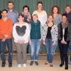 Die anwesenden Mitglieder des neu gewählten Elternbeirats stellten sich bei ihrer konstituierenden Sitzung zu einem Erinnerungsbild (hinten, von links nach rechts): Holger Roth, Jörg Wunderlich, Ramona Hofmann, Stefanie Neder, Melanie Merz und Andrea Zinnecker, (vorne) Sabrina Münster, Christian Barthelmann, Katharina Langguth, Ulrike Schmitz (stellvertretende Vorsitzende), Ramona Schrapel (Vorsitzende), Anja Baumeister und Heribert Zöttlein. Nicht auf dem Bild: Nadine Keller, Heidi Schoregge, Martin Schorr, Christina Schramm, Stefanie Schütz, Viktor Steinepreis und Ludwig Wirsing.