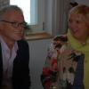 Diskussion in Hausen mit Claudia Roth und Holger Laschka.
