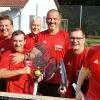 Die Herrenmannschaft 40 des TC Estenfeld hat mit 10:2 Punkten die Meisterschaft in der Tennis-Kreisklasse 1 errungen und steigt damit in die Bezirksklasse 2 auf. Am Erfolg waren beteiligt: (von links) Farid Tremel, Ansgar Schraut, Andreas Bauer, Michael Wolz, Waldo Gomes, Thomas Langhojer, Thomas Kunde, Detlef Krammel, Stefan Steinmetz und  Matthias Back. (pm)