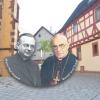 Der kleine Platz zwischender Stadtpfarrkirche St. Andreas und der Arche soll künftig Bischof-Stangl und Pfarrer-Steinert-Platz heißen.