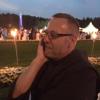 Guter Dinge: Bruder Johannes Matthias beim Sommerfest des bayerischen Landtags.