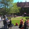 Die Gäste von Wörners Schloss konnten Anfang Juni ein besonderes Schauspiel erleben. Rund 120 Square Dancer des Vereins Bamberg Cornhusker sorgten für einen unterhaltsamen Vormittag.
