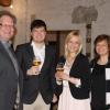 Die Familie Lang hat allen Grund zum Feiern. Über 400 Jahre Brautradition freuen sich von links: Hans-Jörg, Andreas, Christine und Sabine Lang.