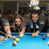 Können sich ein Leben ohne Billard nicht vorstellen: (von links) Marcus Seeburger, Sebastian Möldner, Peter Hilpert, Florian Erlenbusch, Hendrik Franke, Philipp Spiegel, Nicolas Kalantzakis, Alexander Wolf und Thomas Kröhnert vom Pool Billard Club Würzburg/KT.