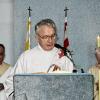 Diakon Konrad Fischer bei der Feier seines silbernen Dienstjubiläums 2003 in der Gemündener Dreifaltigkeitskirche.