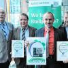 Übergabe in Stuttgart: Die Preisträger mit dem EMHC-Präsidium (von links): Präsident Dieter Steinacker, Gerd Krämer, Herbert Schuler und EMHC-Vorstandsmitglied Gerhard H. Reisch.