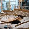 Werkstattatmosphäre: Bei der Ackermann GmbH in Wiesenbronn entstand ein Modell des Elbphilharmonie-Konzertsaals.
