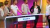 Moderatorin Inka Bause (rechts) mit Juliane, Doris und Felix Schlereth sowie Ralf und Veronika Spannaus (von links) .