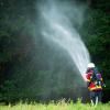 Die Wälder sind derzeit staubtrocken. Es herrscht höchste Waldbrandgefahr. Das Bild entstand bei einer Waldbrand-Übung der Feuerwehren. Die Wälder sind derzeit staubtrocken. Es herrscht höchste Waldbrandgefahr. Das Bild entstand bei einer Waldbrand-Übung der Feuerwehren.