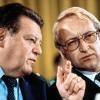 1979: Edmund Stoiber als CSU-Generalsekretär mit seinem Übervater, Ministerpräsident Franz Josef Strauß.