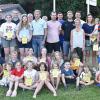 Große Freude herrschte bei den 61 Teilnehmern, die beim Unslebener Gemeindesportfest im Leichtathletik-Dreikampf an den Start gingen und insgesamt 44 Merhkampfabzeichen errangen.