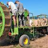 Selten geworden: Ein Kartoffelvollernter im Einsatz. Gerade noch 25 Hektar Kartoffeln wurden in diesem Jahr im Landkreis Haßberge angebaut.
