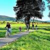 Der Rhönradweg feiert zehnjähriges Bestehen. Am 18. September wird im thüringischen Schleid ein neuer Streckenabschnitt von Schleid nach Geisa eingeweiht.