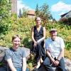 Thomas Bayer (links) und die beiden Schauspieler Christine Hadulla und  Peter Hub suchen für die neue Poesiereihe „Poesie zur Nacht“ Partner und Auftrittsorte für den Sommer 2017.