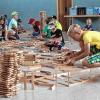 Gemeinsam eine Stadt bauen, hieß es für die Ferienspaßkinder in Kützberg.