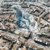 Blick auf das zerstörte Aleppo