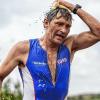 Schweißtreibend: Andreas Vollert von der TG Schweinfurt braucht beim Hofheimer Triathlon eine Abkühlung.